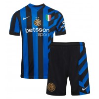 Inter Milan Denzel Dumfries #2 Hjemmedraktsett Barn 2024-25 Kortermet (+ Korte bukser)